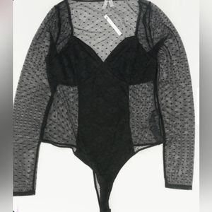 Asos Sheer Bodysuit size 12 tall